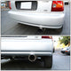 D-Motoring - Cat Back Exhaust System - W/ 4.5 Muffler Tip - Stainless Steel - 96-00 Honda Civic 3-Door Hatchback - 5