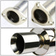 D-Motoring - Cat Back Exhaust System - W/ 4 Rolled Muffler Tip - Stainless Steel - 96-00 Honda Civic 3-Door Hatchback - 2