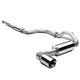 D-Motoring - Cat Back Exhaust System - W/ 4 Rolled Muffler Tip - Stainless Steel - 88-91 Honda CR-X ED8 / ED9 - 3