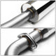 D-Motoring - Cat Back Exhaust System - W/ 4 Rolled Muffler Tip - Stainless Steel - 88-91 Honda CR-X ED8 / ED9 - 4