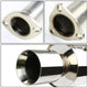 D-Motoring - Cat Back Exhaust System - W/ 4 Rolled Muffler Tip - Stainless Steel - 93-97 Honda Del Sol - 2