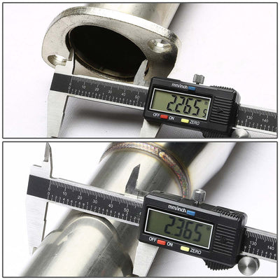 D-Motoring - Cat Back Exhaust System - W/ 4 Rolled Muffler Tip - Stainless Steel - 97-01 Honda Prelude Coupe 2.2L - 6