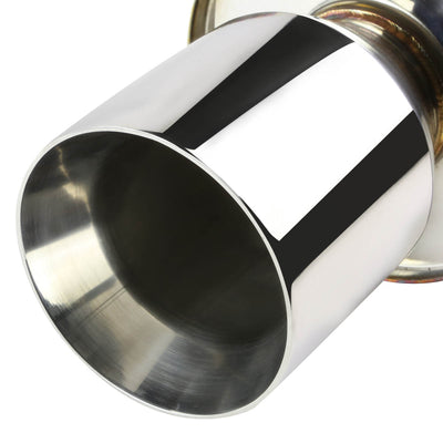 D-Motoring - Cat Back Exhaust System - W/ 4 Dual Rolled Muffler Tips - Stainless Steel - 07-08 Hyundai Tiburon 2.7L V6 - 2