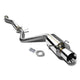 D-Motoring - Cat Back Exhaust System - W/ 4 Rolled Muffler Tip - Stainless Steel - 01-05 Lexus IS300 Altezza XE10 - 3