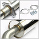 D-Motoring - Cat Back Exhaust System - W/ 4 Rolled Muffler Tip - Stainless Steel - 01-05 Lexus IS300 Altezza XE10 - 4
