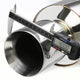 D-Motoring - Cat Back Exhaust System - W/ 4 Rolled Muffler Tip - Stainless Steel - 01-05 Lexus IS300 Altezza XE10 - 5