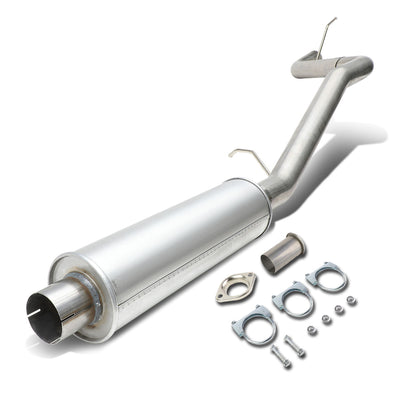 D-Motoring - Cat Back Exhaust System - W/ 3 Muffler Tip - Stainless Steel - 05-10 Jeep Grand Cherokee 4.7L 5.7L - 1