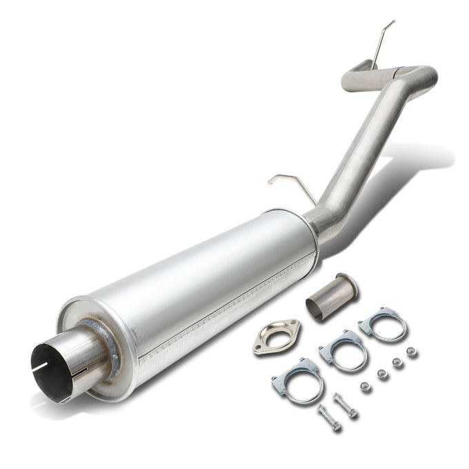 D-Motoring - Cat Back Exhaust System - W/ 3 Muffler Tip - Stainless Steel - 05-10 Jeep Grand Cherokee 4.7L 5.7L - 1