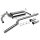 D-Motoring - Cat Back Exhaust System - W/ Dual Muffler Tips - Stainless Steel - 07-17 Jeep Wrangler JK 2-Door - 3