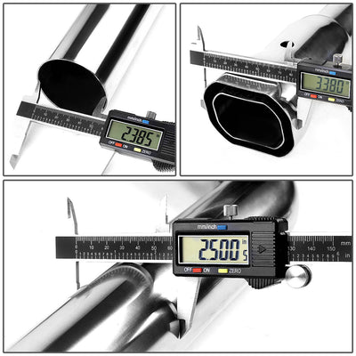 D-Motoring - Cat Back Exhaust System - W/ Dual Muffler Tips - Stainless Steel - 07-17 Jeep Wrangler JK 2-Door - 5