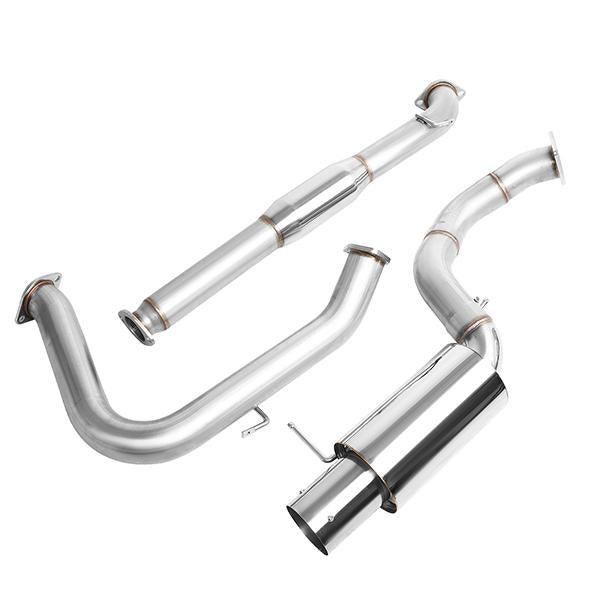 Catback Exhaust System w/4 in. OD Muffler Tip <br>00-05 Mitsubishi Eclipse V6