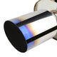 D-Motoring - Cat Back Exhaust System - W/ 4 Burnt Muffler Tip - Stainless Steel - 06-09 Mitsubishi Eclipse 2.4L L4 - 2