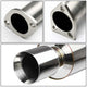 D-Motoring - Cat Back Exhaust System - W/ 4 Rolled Muffler Tip - Stainless Steel - 95-99 Mitsubishi Eclipse / 95-98 Eagle Talon - 2