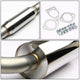 D-Motoring - Cat Back Exhaust System - W/ 4 Rolled Muffler Tip - Stainless Steel - 95-99 Mitsubishi Eclipse / 95-98 Eagle Talon - 4