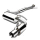 D-Motoring - Cat Back Exhaust System - W/ 3.5 Rolled Muffler Tip - Stainless Steel - 90-97 Mazda Miata MX-5 1.6L / 1.8L - 3