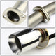 D-Motoring - Cat Back Exhaust System - W/ 3.5 Rolled Muffler Tip - Stainless Steel - 90-97 Mazda Miata MX-5 1.6L / 1.8L - 2
