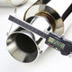 D-Motoring - Cat Back Exhaust System - W/ 3.5 Rolled Muffler Tip - Stainless Steel - 90-97 Mazda Miata MX-5 1.6L / 1.8L - 5