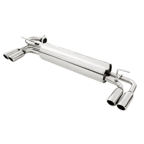 D-Motoring - Cat Back Exhaust System - W/ 2 Muffler Tip - Stainless Steel - 85-89 Toyota MR2 - 1