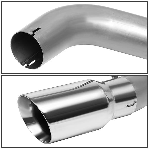 Axle-Back Exhaust System w/4 in. OD Stainless Steel Tip <br>16-18 Chevy Camaro 6.2L V8