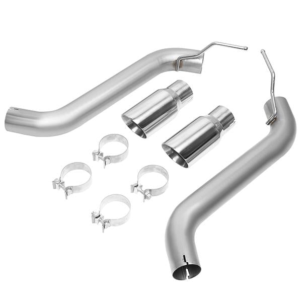 Axle-Back Exhaust System w/4 in. OD Stainless Steel Tip <br>16-18 Chevy Camaro 6.2L V8