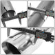 Axle-Back Exhaust System w/4 in. OD Stainless Steel Tip <br>16-18 Chevy Camaro 6.2L V8
