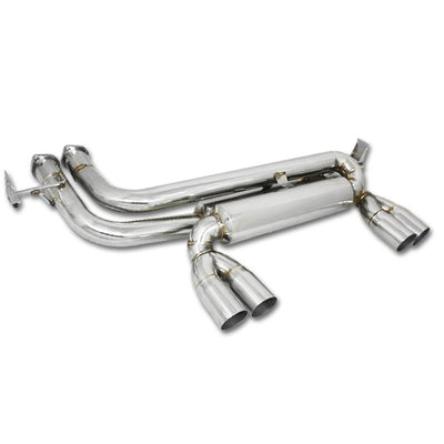 D-Motoring - Cat Back Exhaust System - W/ 2.75 Muffler Tip - Stainless Steel - 99-06 BMW E46 M3 - 1