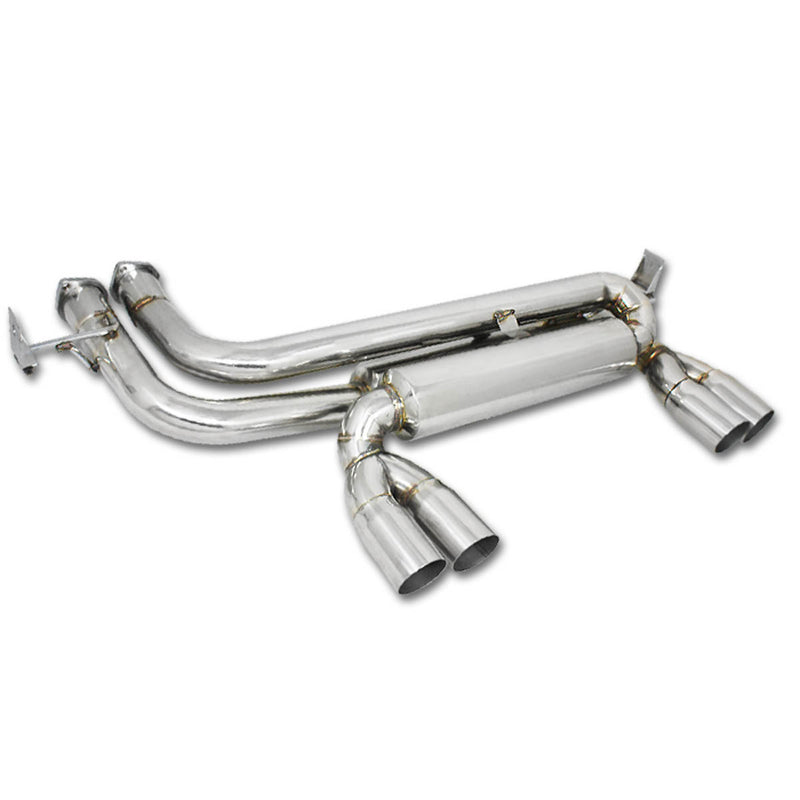 D-Motoring - Cat Back Exhaust System - W/ 2.75 Muffler Tip - Stainless Steel - 99-06 BMW E46 M3 - 1