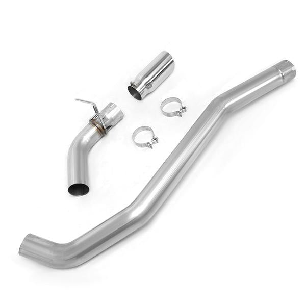 16-19 Nissan Titan XD 5.0 Turbo Diesel Performance Racing Cat Back Exhaust System - w/Muffler Tip - Stainless Steel - CBE-MU-NTIT16-50LD - 6
