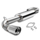 D-Motoring - Axle Back Exhaust System - 4 Round Muffler Tip - 3 OD Inlet - Stainless Steel - 01-16 Scion TC Coupe - 1