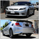 D-Motoring - Axle Back Exhaust System - 4 Round Muffler Tip - 3 OD Inlet - Stainless Steel - 01-16 Scion TC Coupe - 7