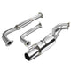 D-Motoring - Cat Back Exhaust System - W/ 4 Muffler Tip - Stainless Steel - 00-03 Nissan Maxima - 1