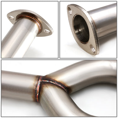 D-Motoring - Cat Back Exhaust System - W/ 4 Dual Muffler Tips - Stainless Steel - 04-08 Nissan Maxima V6 - 4