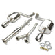 D-Motoring - Cat Back Exhaust System - W/ 4 Muffler Tip - Stainless Steel - 09-14 Nissan Maxima A35 3.5L V6 - 2