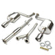 D-Motoring - Cat Back Exhaust System - W/ 4 Muffler Tip - Stainless Steel - 09-14 Nissan Maxima A35 3.5L V6 - 2