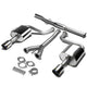 D-Motoring - Cat Back Exhaust System - W/ 4 Dual Burnt Muffler Tips - Stainless Steel - 09-14 Nissan Maxima A35 3.5L V6 - 1