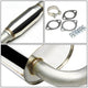 D-Motoring - Cat Back Exhaust System - W/ 4 Dual Burnt Muffler Tips - Stainless Steel - 09-14 Nissan Maxima A35 3.5L V6 - 4