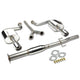 D-Motoring - Cat Back Exhaust System - W/ 4 Muffler Tip - Stainless Steel - 09-14 Nissan Maxima A35 3.5L V6 - 1