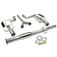 D-Motoring - Cat Back Exhaust System - W/ 4 Muffler Tip - Stainless Steel - 09-14 Nissan Maxima A35 3.5L V6 - 1
