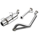 D-Motoring - Cat Back Exhaust System - W/ 4 Muffler Tip - Stainless Steel - 02-06 Nissan Sentra SE-R/ Spec V Sedan 4-Door - 1