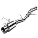 D-Motoring - Cat Back Exhaust System - W/ 4 Rolled Muffler Tip - Stainless Steel - 89-94 240SX Silvia S13 - 1