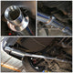 D-Motoring - Cat Back Exhaust System - W/ 4 Rolled Muffler Tip - Stainless Steel - 89-94 240SX Silvia S13 - 7
