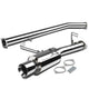D-Motoring - Cat Back Exhaust System - W/ 4 Rolled Muffler Tip - Stainless Steel - 95-98 Nissan 240SX S14 - 3