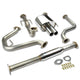 D-Motoring - Cat Back Exhaust System - W/ 2.5 Dual Muffler Tips - Stainless Steel - 05-10 SAAB 9-3 DOHC - 1