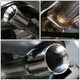 D-Motoring - Cat Back Exhaust System - W/ 3 Muffler Tip - Stainless Steel - 16 Scion IM / 17 Toyota Corolla IM - 6