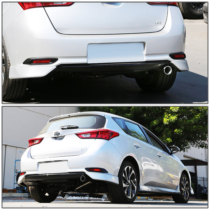 D-Motoring - Cat Back Exhaust System - W/ 3 Muffler Tip - Stainless Steel - 16 Scion IM / 17 Toyota Corolla IM - 7