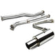 D-Motoring - Cat Back Exhaust System - W/ 4 Muffler Tip - Stainless Steel - 04-10 Scion TC Coupe - 1