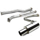 D-Motoring - Cat Back Exhaust System - W/ 4 Muffler Tip - Stainless Steel - 04-10 Scion TC Coupe - 1
