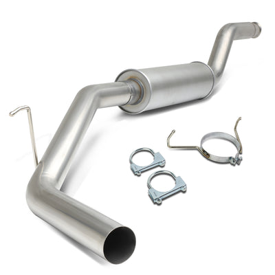 D-Motoring - Cat Back Exhaust System - W/ 3 Muffler Tip - Stainless Steel - 00-06 Tundra Gen1 Pickup / Truck T-409 - 1