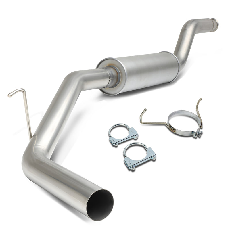 D-Motoring - Cat Back Exhaust System - W/ 3 Muffler Tip - Stainless Steel - 00-06 Tundra Gen1 Pickup / Truck T-409 - 1