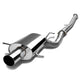 D-Motoring - Cat Back Exhaust System - W/ 3.5 Muffler Tip - Stainless Steel - 02-07 Impreza WRX / STI - 2